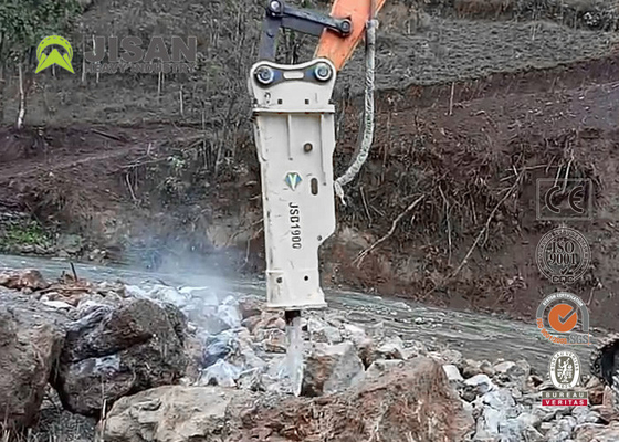 Formão de 30-40 toneladas 155mm do martelo do disjuntor da rocha da máquina escavadora de KOMATSU para PC300 PC400