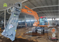 A demolição industrial situa tesouras hidráulicas do metal para a máquina escavadora