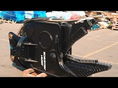 Desmontagem de carro de cisalhamento hidráulico de escavadeira