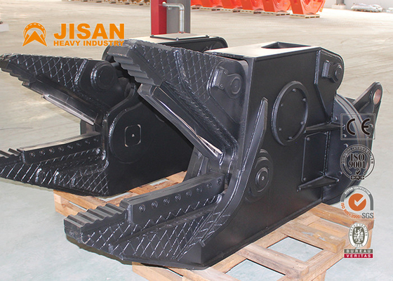 Tesoura de demolição Jisan Hardox para escavadeiras Tesoura de corte de automóveis de cilindro único Tesoura de sucata hidráulica Tesouras de metal