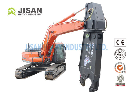 Tesoura de Metal para Escavadeira em Aço Resistente ao Desgaste Hardox 450 com Rotação de 360 Graus para Instalação em Braço de 40-50 Toneladas