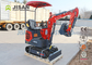 Máquina de Euros Work Hydraulic Mini Excavator, maquinaria agrícola 1 Ton Excavator