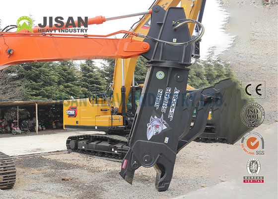 Rotação hidráulica de Scissors Shear Continuous da máquina escavadora da sucata 360 graus de Pulverizer