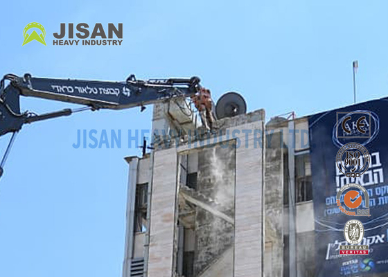 máquina escavadora de aço Concrete Pulverizer de 2mX1mX1.5m com nível de ruído 80dB