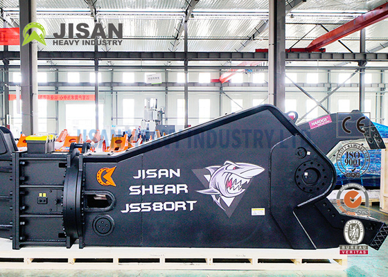 Máquina escavadora Power Metal Shears 20Mpa 450mm do aço carbono de JS580RT