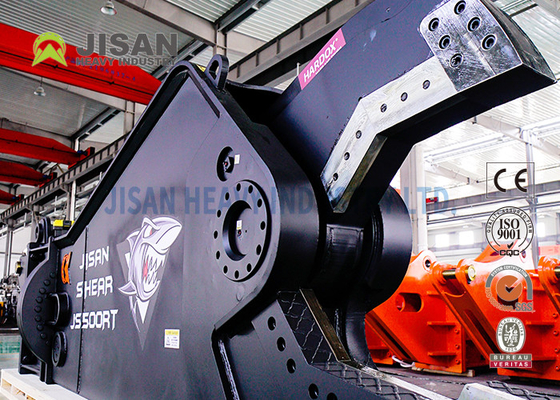 Máquina escavadora Carbon Steel Cutters com comprimento do curso do cilindro de 800mm e da lâmina de 450mm