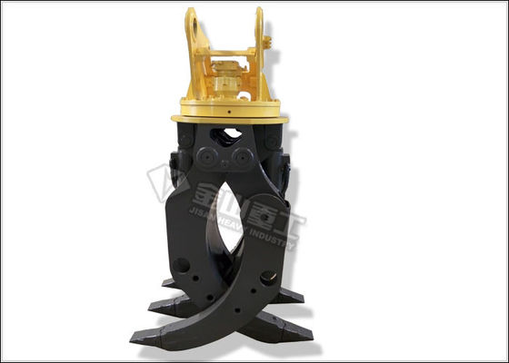 O log hidráulico da garra da madeira luta as maxilas da abertura larga para a máquina escavadora de 20 toneladas de  PC200