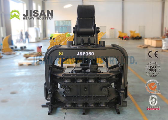 30ton 40ton Excavator montado Vibro hidráulico chapa de aço ou fotovoltaico pilha de cimento motorista martelo para 320C Excavator