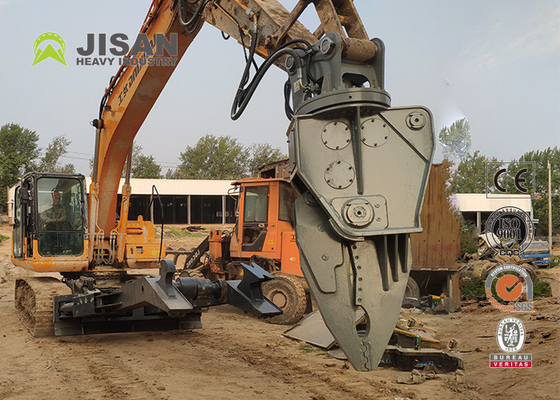 Excavadora Jisan Demolição Tesouras de aço de ferro duro Tesouras de sucata Fortaleza Para venda Automóveis Máquina de desmontagem