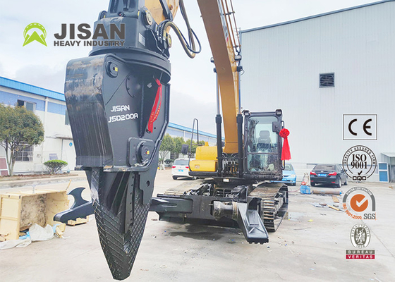 Excavadora Jisan Demolição Tesouras de aço de ferro duro Tesouras de sucata Fortaleza Para venda Automóveis Máquina de desmontagem