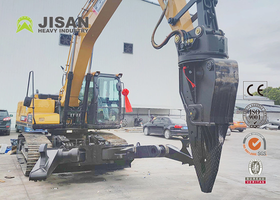 Excavadora Jisan Demolição Tesouras de aço de ferro duro Tesouras de sucata Fortaleza Para venda Automóveis Máquina de desmontagem
