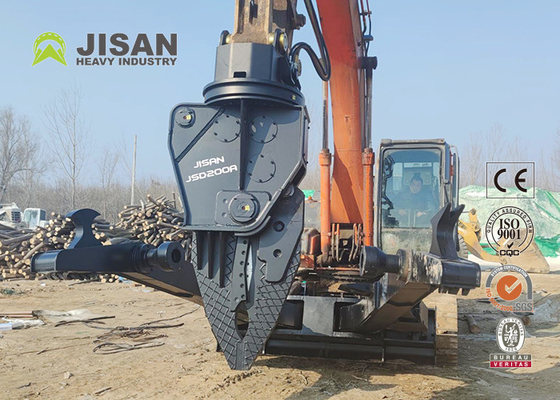 Pc310lc-5 Hydraulic Steel Shear Excavator Demolição Shear Excavator For Sale Rotating Scrap Shears Carrinho de carro E