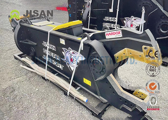 Bauma China 2024 Booth No. E4.530 Jisan Eagle Power Hardox Steel Metal Shear para fixação