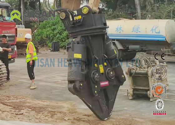 JSD280F Tesouras de metal de escavadeira Ajuste simples da cabeça para máxima eficiência na reciclagem de material de concreto