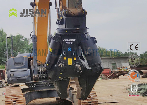 JSD280F Tesouras de metal de escavadeira Ajuste simples da cabeça para máxima eficiência na reciclagem de material de concreto