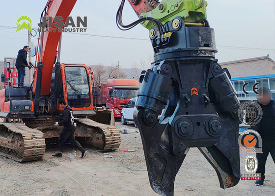 JSD280F Tesouras de metal de escavadeira Ajuste simples da cabeça para máxima eficiência na reciclagem de material de concreto