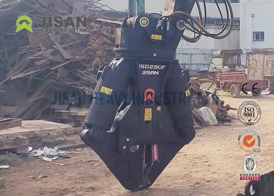 JSD280F Tesouras de metal de escavadeira Ajuste simples da cabeça para máxima eficiência na reciclagem de material de concreto