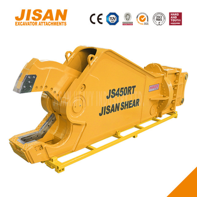17- Alcançar a máxima produtividade com Teyun Tycs450rt Excavator Metal Shears para corte e recuperação de material de sucata