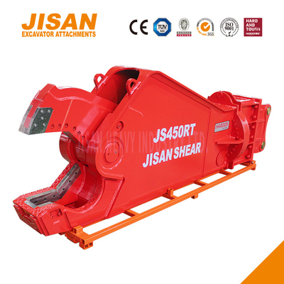 JS430RT Tesouras de metal de escavadeira para corte de ferro, aço e outros materiais com instalação de braço de 40 a 50 toneladas