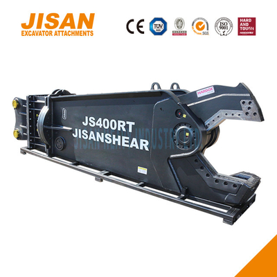 JS430RT Tesouras de metal de escavadeira para corte de ferro, aço e outros materiais com instalação de braço de 40 a 50 toneladas