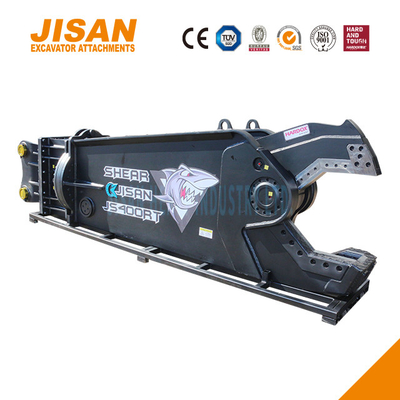 Tesouras de metal para escavadeiras JS400RT com abertura de 663 mm para necessidades de corte versáteis