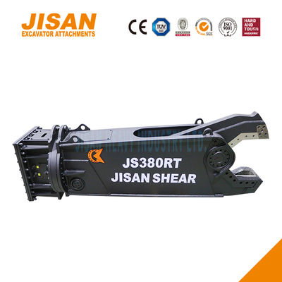 Tesouras de metal de escavadeira 360 graus Rotação 800T Força de corte Velocidade válvula resistente ao desgaste aço Eficiência máxima