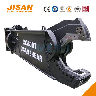 Tesouras de metal de escavadeira 360 graus Rotação 800T Força de corte Velocidade válvula resistente ao desgaste aço Eficiência máxima