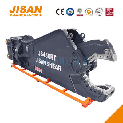 Tesouras de metal de escavadeira poderosas com força de corte de até 1500T e tamanho do cilindro aumentado para trabalho pesado
