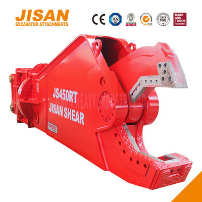 Tesouras de metal de escavadeira poderosas com força de corte de até 1500T e tamanho do cilindro aumentado para trabalho pesado