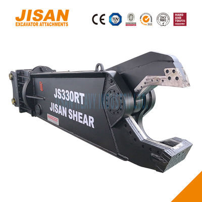 Tesouras de metal para escavadeira com rotação de 360 graus e tamanho de cilindro aumentado para máxima eficiência