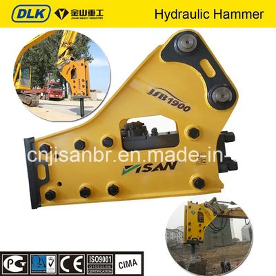 Quebra-cabeças hidráulico, quebra-cabeças de martelo, quebra-cabeças de demolição com cinzel de 140 mm