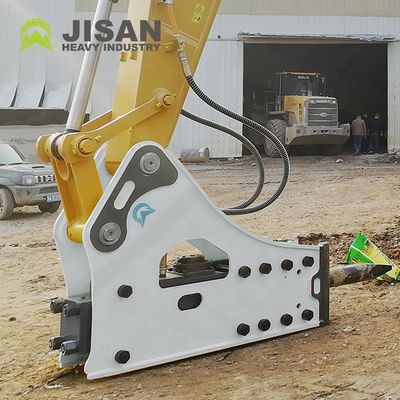 Quebra de rocha hidráulica com 160-180 kg/cm2 Pressão de funcionamento 150-190 l/min Fluxo de óleo e taxa de impacto de 350-500 bpm para escavadeiras