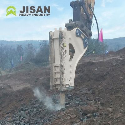 Quebra de rocha hidráulica com 160-180 kg/cm2 Pressão de funcionamento 150-190 l/min Fluxo de óleo e taxa de impacto de 350-500 bpm para escavadeiras