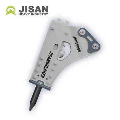 Quebra de rocha hidráulica com 160-180 kg/cm2 Pressão de funcionamento 150-190 l/min Fluxo de óleo e taxa de impacto de 350-500 bpm para escavadeiras
