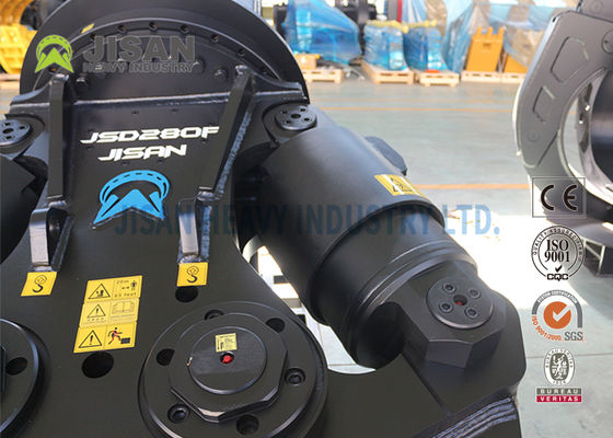 Tesouras de metal para escavadeira JISAN com motor de rotação hidráulica de 360 graus, potência forte e longa durabilidade