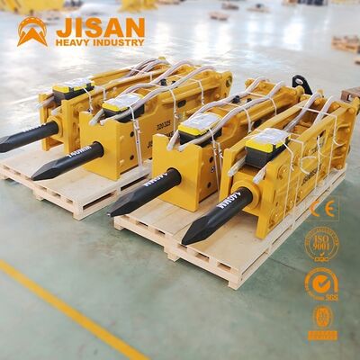 JISAN 20ton Construção Máquina Excavadora Anexo Hydraulic Breaker Martelo com motor Core de alta potência
