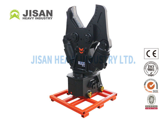 Tesouras de metal de escavadeira com rotação hidráulica de 360 graus e lâmina substituível para operações de demolição e reciclagem