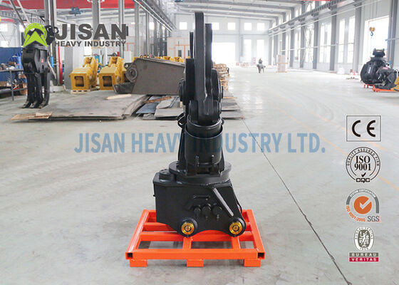 Tesouras de metal de escavadeira com rotação hidráulica de 360 graus e lâmina substituível para operações de demolição e reciclagem