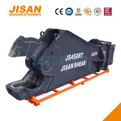 Novo Produto CE 25 Equipamento Hidráulico para Demolição Escavadeira Acessório Tesoura de Sucata de Carro com Tesoura de Demolição Rotativa com Engrenagem