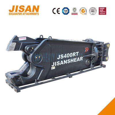 Novo Produto CE 25 Equipamento Hidráulico para Demolição Escavadeira Acessório Tesoura de Sucata de Carro com Tesoura de Demolição Rotativa com Engrenagem