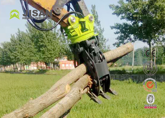 Pinça hidráulica de toras com ligação dupla Abertura de mandíbula de 1500 mm para escavadeira de 20 toneladas 320