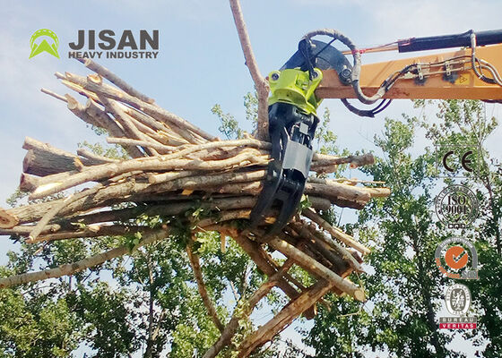 Garrafa de tronco hidráulica rotativa de dupla ligação com abertura de mandíbula de 1800 mm para escavadeira CAT 336
