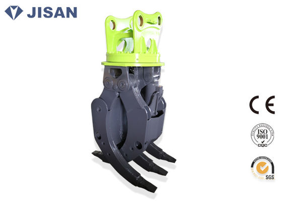 O log hidráulico da garra da madeira luta as maxilas da abertura larga para a máquina escavadora de 20 toneladas de  PC200