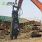 Equipamento de demolição hidráulico de grande resistência de Metal Shears Steel da máquina escavadora
