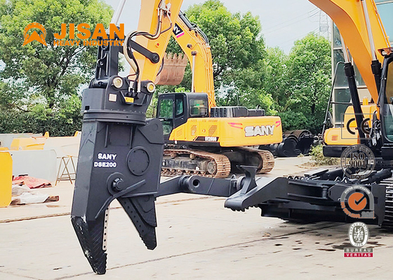 Tesoura de Attachment Hydraulic Scrap da máquina escavadora para desmontar veículos do desperdício
