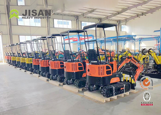 Máquina Escavadeira 0,8ton 800kg Pequena Miniescavadeira para Uso em Jardim