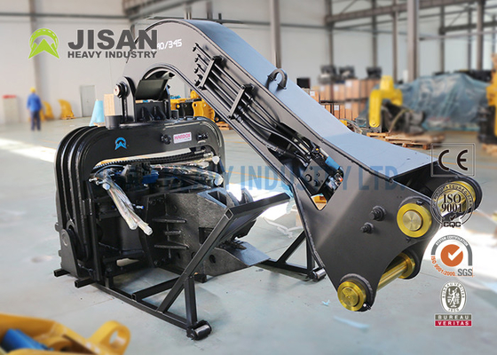 máquina escavadora Mounted Pile Hammer de 20-30hz 170-800kn para projetos de construção