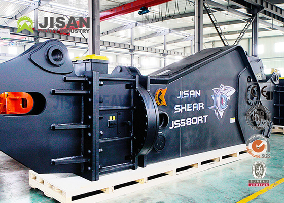 Máquina escavadora Power Metal Shears 20Mpa 450mm do aço carbono de JS580RT