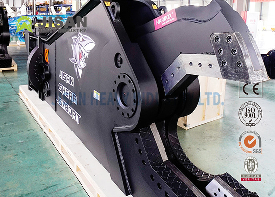 fortaleza de Scrap Cutting Shear da máquina escavadora 80t para desmontar tesouras da sucata da demolição