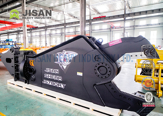 Aço Eagle Shear de Attachments Hydraulic Rotating da máquina escavadora da sucata da demolição Pc200 de 22-30 toneladas